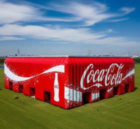 Tent1-6510 Красная надувная конструкция CocaCola