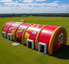 Tent1-6511 Красная надувная палатка в форме банки Pringles