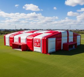 Tent1-6523 Красно-белая надувная палатка UNIQLO