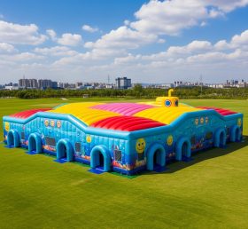 Tent1-6544 Яркая надувная палатка с подводной тематикой