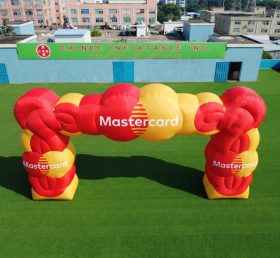 Arch3-141 рекламная надувная арка Mastercard