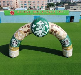 Arch3-171 Рекламные надувные ворота Starbucks