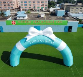Arch3-175 рекламная надувная арка Tiffany & Co.
