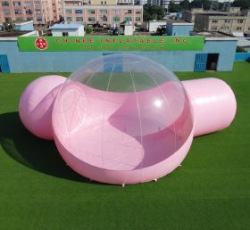 Tent1-5045K Розовая надувная пузырчатая палатка