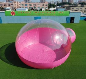 Tent1-5046K Розовая надувная пузырчатая палатка