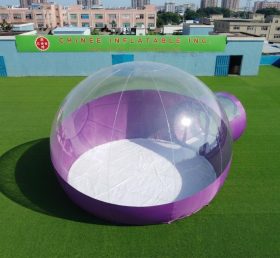 Tent1-5046L Фиолетовая надувная пузырьковая палатка