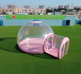 Tent1-5044K Розовая надувная пузырчатая палатка