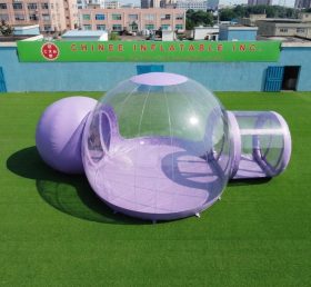 Tent1-5043F Лавандовая надувная пузырьковая палатка