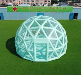 Tent1-5041H Мятно-зелёная сферическая конструкция надувной пузырь-тент