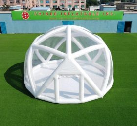 Tent1-5049 Белая сферическая надувная пузырьковая палатка