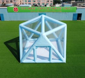 Tent1-5040A Светло-голубая надувная структурная пузырчатая палатка