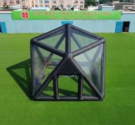 Tent1-5040B Черная Надувная Каркасная Пузырьковая Палатка