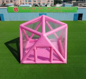 Tent1-5040L Розовый Надувной Каркасный Пузырчатый Шатер