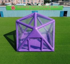 Tent1-5040M Фиолетовая надувная структурированная пузырчатая палатка