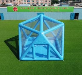 Tent1-5040O Надувная структурированная пузырчатая палатка небесно-голубого цвета