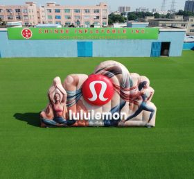 S4-2070 надувная рекламная вывеска Lululemon
