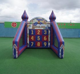 T11-7046 Надувная игра «Футбольные броски» в стиле Барселоны