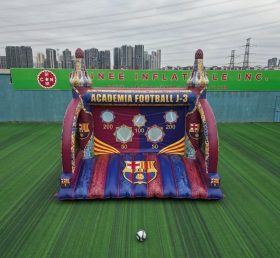 T11-7053 Надувная игра в футбольные броски в барселонском стиле