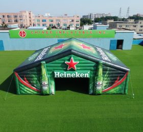 Tent1-7168 рекламная надувная кубическая палатка Heineken