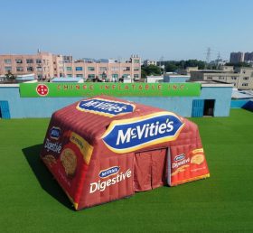 Tent1-7182 Рекламная надувная кубическая палатка McVitie's
