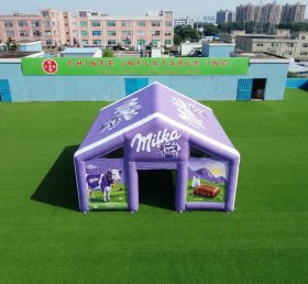 Tent1-7183 Рекламная надувная кубическая палатка Milka