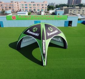 Tent1-7325 Рекламная надувная паукообразная палатка Kawasaki