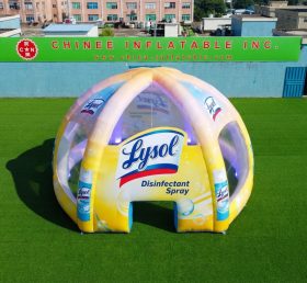 Tent1-7331 надувная паукообразная палатка с рекламой Lysol