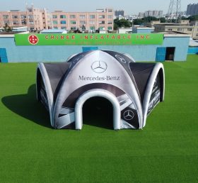 Tent1-7334 Рекламная надувная паукообразная палатка Mercedes Benz