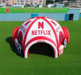 Tent1-7341 Рекламная на Netflix надувная паукообразная палатка