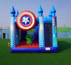 T5-1002I Батут в стиле супергероев Marvel