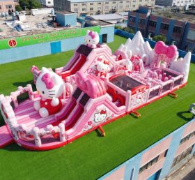 GF3-1012 надувной игровой площадка в стиле Hello Kitty