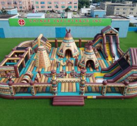GF3-1185 Американский индейский тематический надувной городок