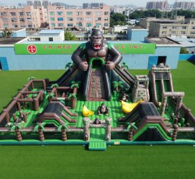 GF3-1218 надуной игровой городок с тематикой Кинг-Конга
