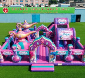 GF3-1264 надуной игровой городок с тематикой Shimmer & Shine