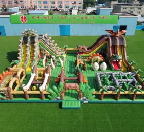 GF3-1329 Динозаврий тематический надувной парк