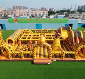 GF3-1340 Надувной парк в стиле жирафа