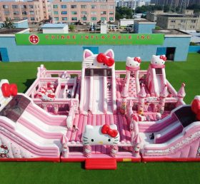 GF3-1344 Батутный парк в стиле Hello Kitty