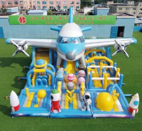 GF3-732 Игровая площадка надувная в авиационной тематике