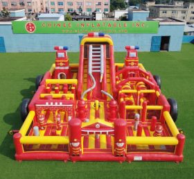 GF3-751 Надувная игровая площадка в стиле пожарной машины