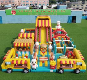 GF3-752 Надувная игровая площадка в стиле фуд-траков