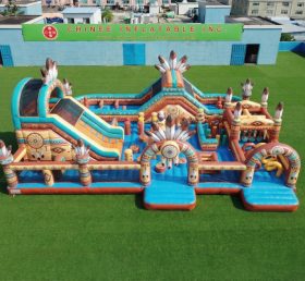 GF3-779 Надувная игровая площадка в индейском стиле