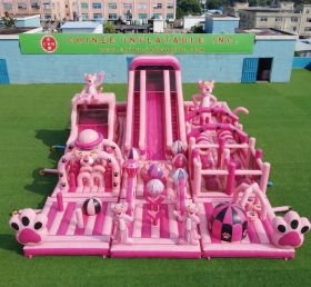 GF3-969 надувной игровой площадка в стиле Розовой Пантеры