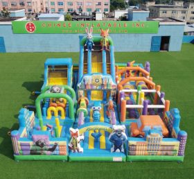 GF3-993 Надувная игровая площадка в стиле Зверополис