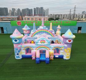 T5-3157 Батутный замок в стиле Care Bears