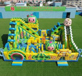 T6-6894 Надувной аттракцион в стиле Cocomelon