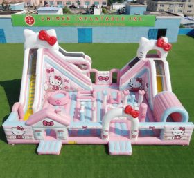 T6-6985 Надувной аттракцион в стиле Hello Kitty