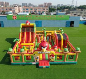 T6-7044 Аттракцион надувной в стиле Angry Birds