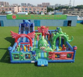 T6-7107 Надувной аттракцион в стиле PJ Masks