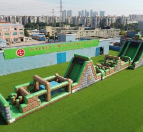 T7-4583 Полоса препятствий с надувной тематикой Minecraft