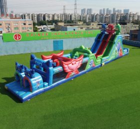 T7-4960 Надувная полоса препятствий в стиле PJ Masks